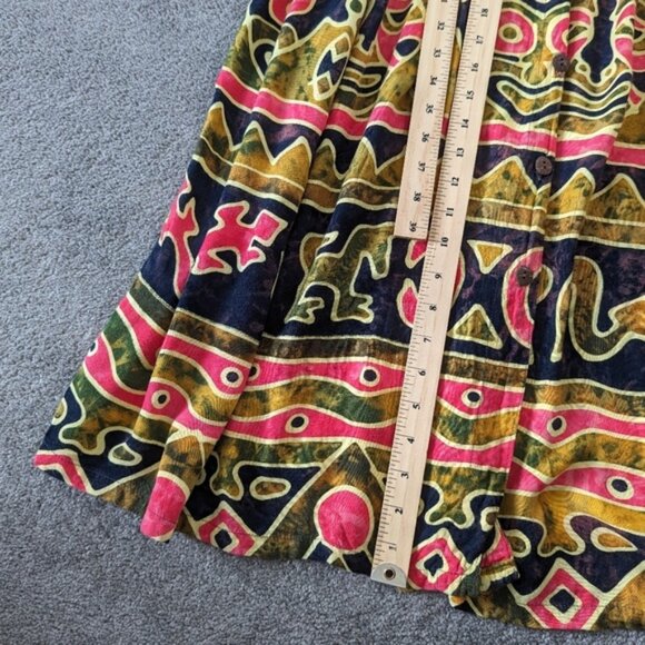 Vibrant Tribal Print Maxi Dress by Jewels - Rayon Fabric - Estimated - Picture 6 of 6